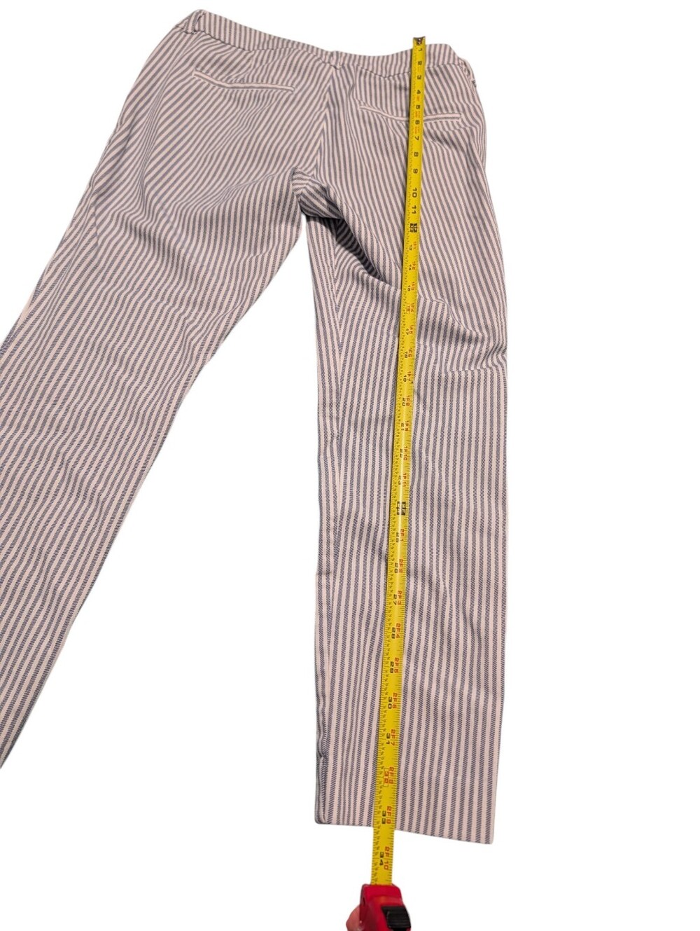 Old Navy Pixie Pants Striped Slim in Navy and White - Picture 10 of 12